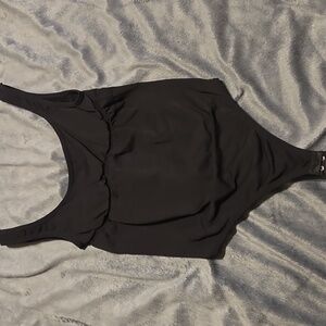 Black Sleeveless Bodysuit Size M